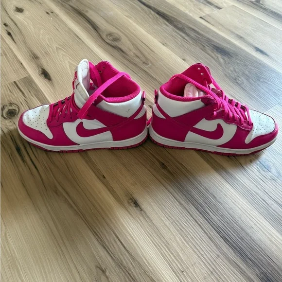 Nike Women's Sneakers - Hot Pink and White - Picture 7 of 10